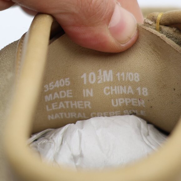 Clarks Originals Wallabee Boots Suede Shoes Men's Size 10.5 M Lace up Chukka - Picture 3 of 10